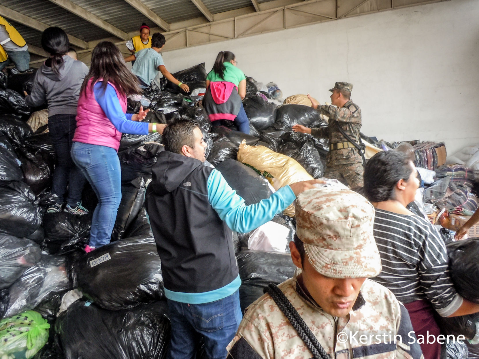 Loading clothing